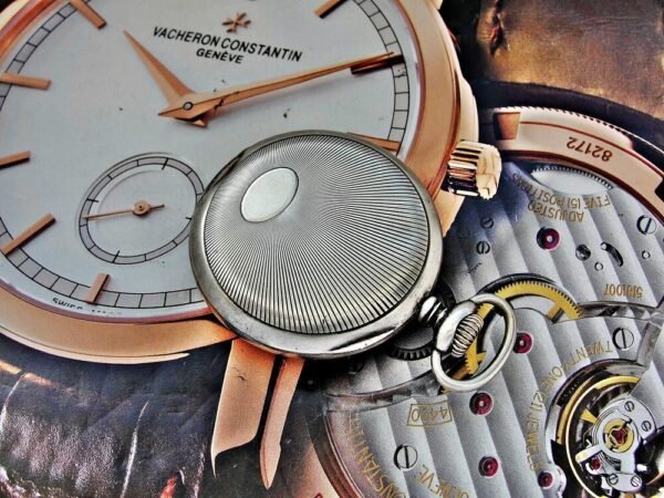 Nice Chronometre De France silver pocket watch from the early 1900s - Image 11