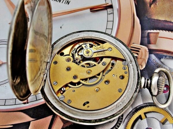 Nice Chronometre De France silver pocket watch from the early 1900s - Image 13