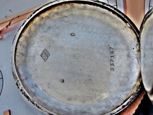 Nice Chronometre De France silver pocket watch from the early 1900s - Image 9