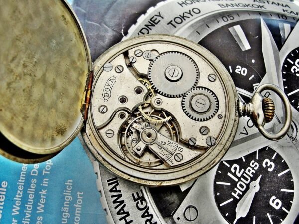 Nice Doxa pocket watch with porcelain dial from the 1920s. - Image 12