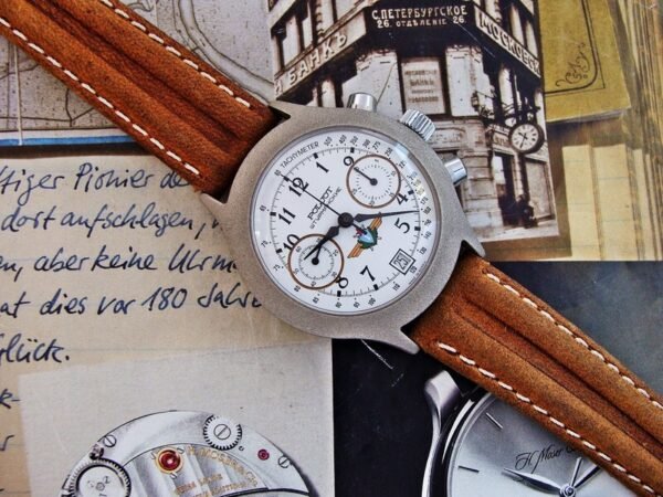 Nice Poljot Sturmanskie Pilot Chronograph watch from the 1980s. - Image 14