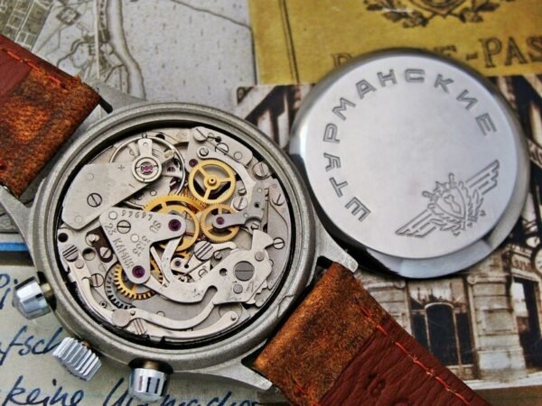 Nice Poljot Sturmanskie Pilot Chronograph watch from the 1980s. - Image 20
