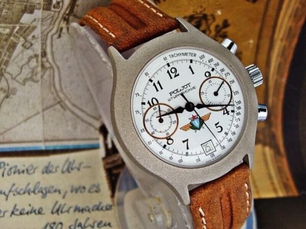 Nice Poljot Sturmanskie Pilot Chronograph watch from the 1980s. - Image 3