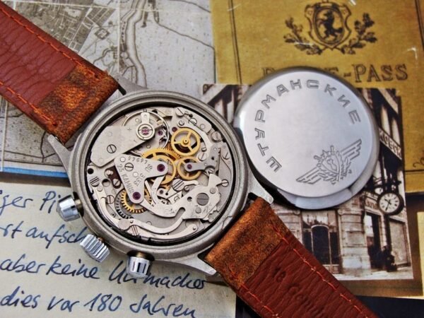 Nice Poljot Sturmanskie Pilot Chronograph watch from the 1980s. - Image 23