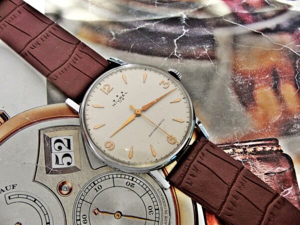 Nice Swiss Nivrel watch from the 1950s. - Image 9
