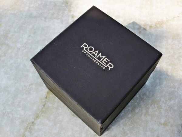 Two Swiss Roamer watches with box and paper. - Image 6