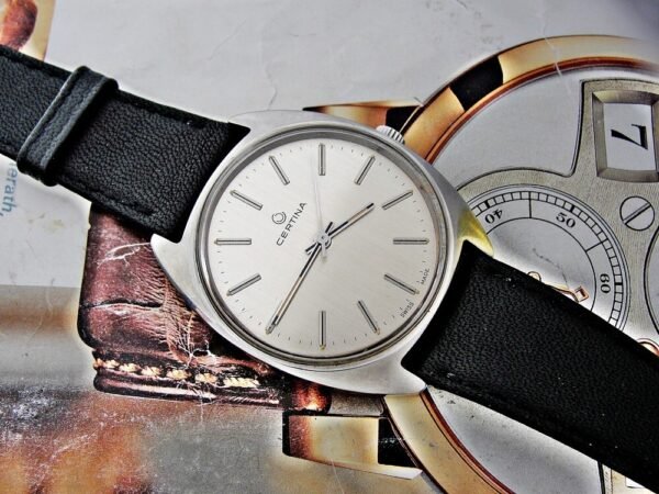 Very nice Swiss steel case Certina watch from the 1960s - Image 17