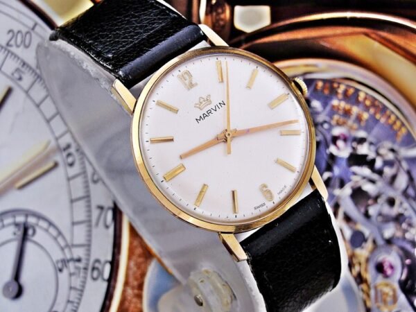 Beautiful Marvin watch from 1960 - Image 3