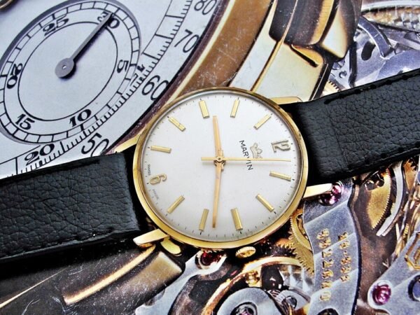 Beautiful Marvin watch from 1960 - Image 4