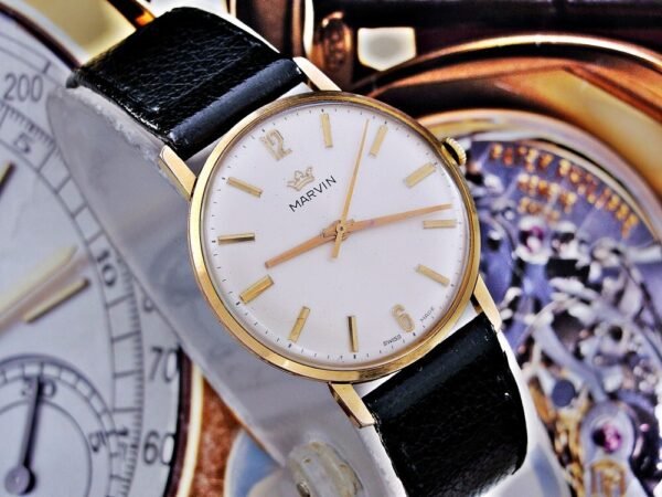 Beautiful Marvin watch from 1960 - Image 8