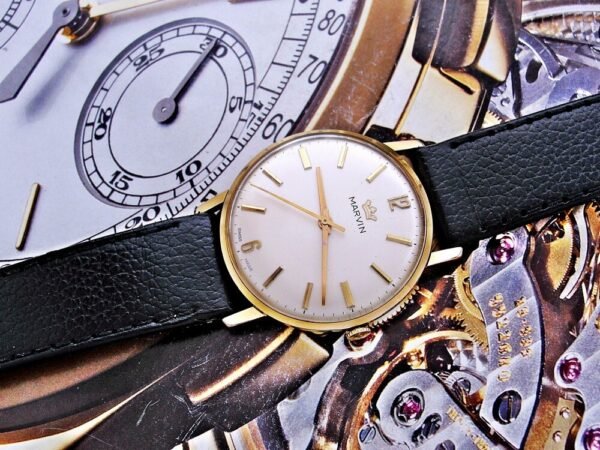 Beautiful Marvin watch from 1960 - Image 9