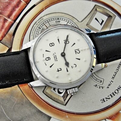Beautiful Swiss Cortebert blind watch from the 1960s
