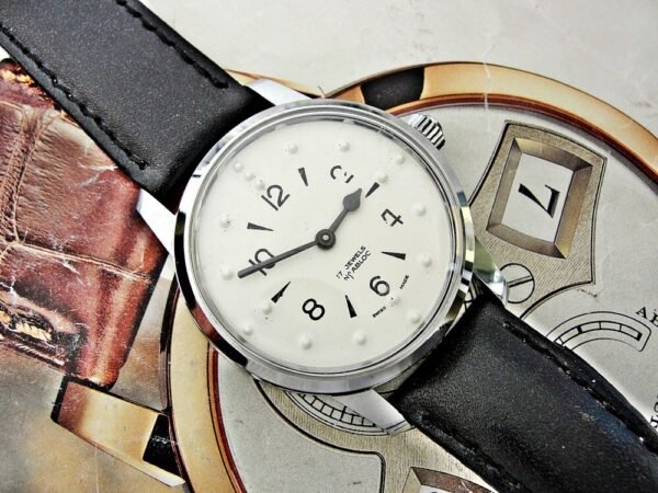 Beautiful Swiss Cortebert blind watch from the 1960s - Image 6