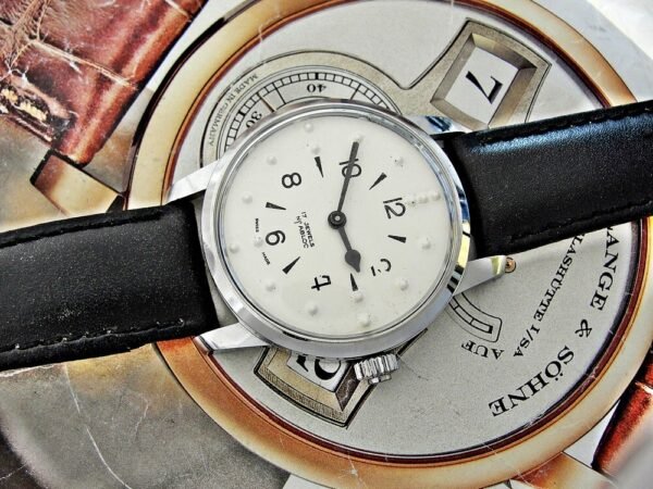 Beautiful Swiss Cortebert blind watch from the 1960s