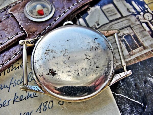 Nice Doxa watch from 1956 with military strap with compass. - Image 9