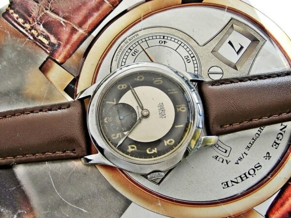 Nice bicolor dial Tourist watch from the 1950s - Image 14