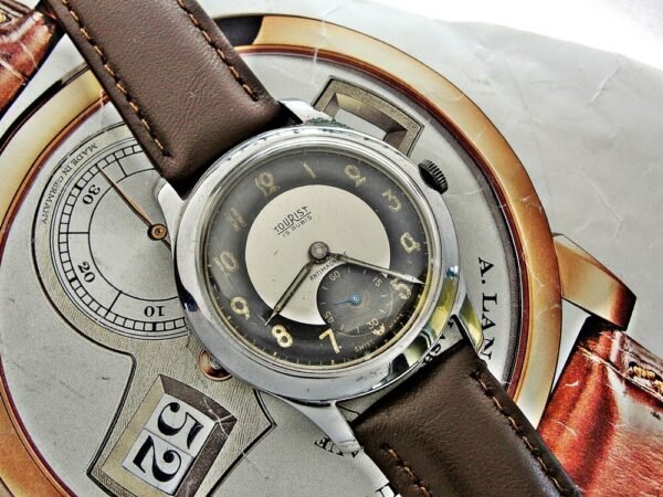 Nice bicolor dial Tourist watch from the 1950s - Image 23