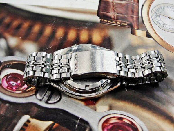 Nice large steel Seiko automatic watch from the 1970s - Image 6