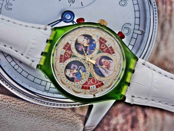 Rare Russian Tsar Swatch Chronograph watch from 1994. - Image 15