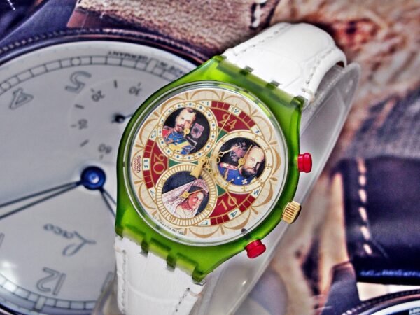 Rare Russian Tsar Swatch Chronograph watch from 1994. - Image 17