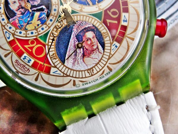 Rare Russian Tsar Swatch Chronograph watch from 1994. - Image 7