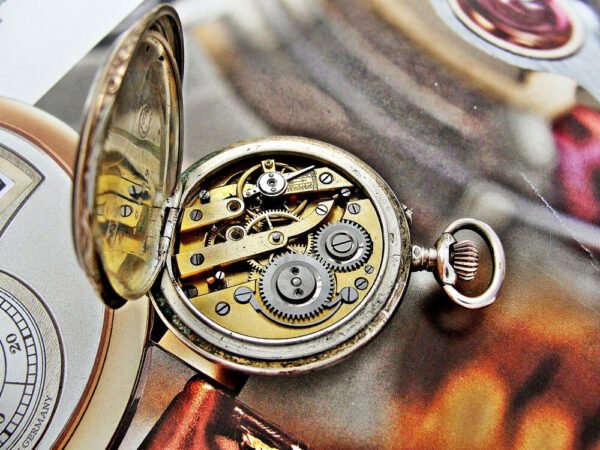 Silver nun watch with double lid porcelain dial. - Image 12