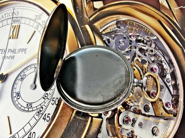 Beautiful pocket watch with porcelain dial from the early 1900s - Image 11