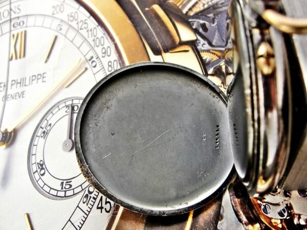 Beautiful pocket watch with porcelain dial from the early 1900s - Image 12