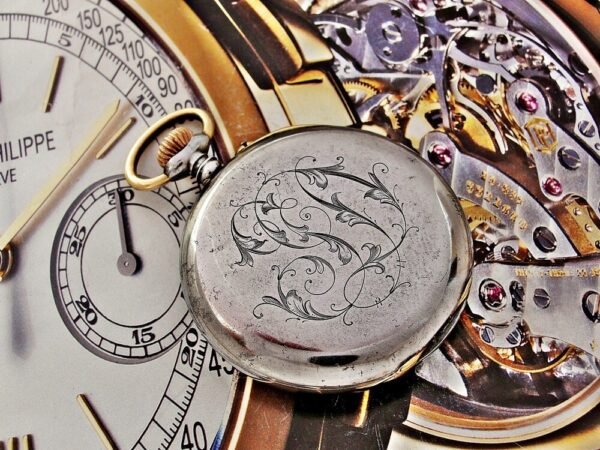Beautiful pocket watch with porcelain dial from the early 1900s - Image 14