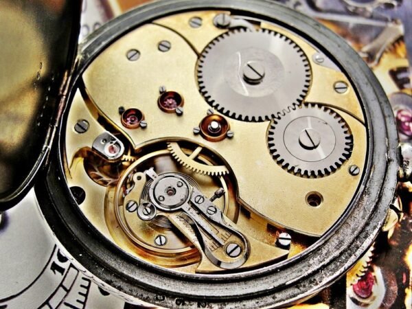 Beautiful pocket watch with porcelain dial from the early 1900s - Image 15