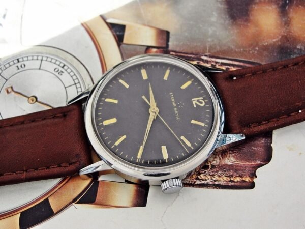 Nice Eterna Matic steel automatic watch from 1958 - Image 23