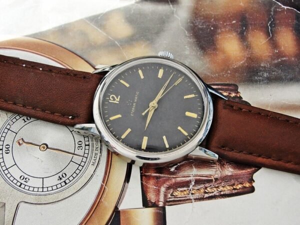 Nice Eterna Matic steel automatic watch from 1958 - Image 5