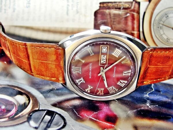 Nice Swiss Numa-Matic steel automatic watch from the 1970s - Image 15