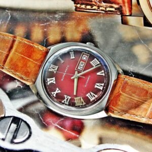 Nice Swiss Numa-Matic steel automatic watch from the 1970s