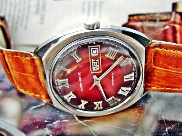 Nice Swiss Numa-Matic steel automatic watch from the 1970s - Image 6