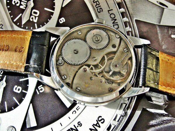 Nice bicolor dial steel case J.C. Grogan Pittsburgh installation - Image 11
