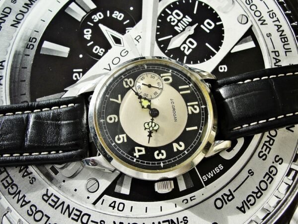Nice bicolor dial steel case J.C. Grogan Pittsburgh installation - Image 19