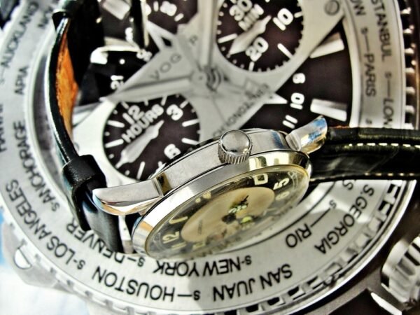 Nice bicolor dial steel case J.C. Grogan Pittsburgh installation - Image 8
