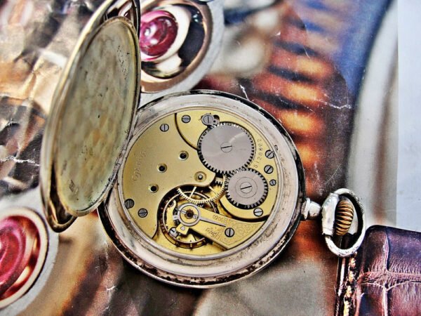 Omega silver pocket watch from the early 1900s. - Image 11