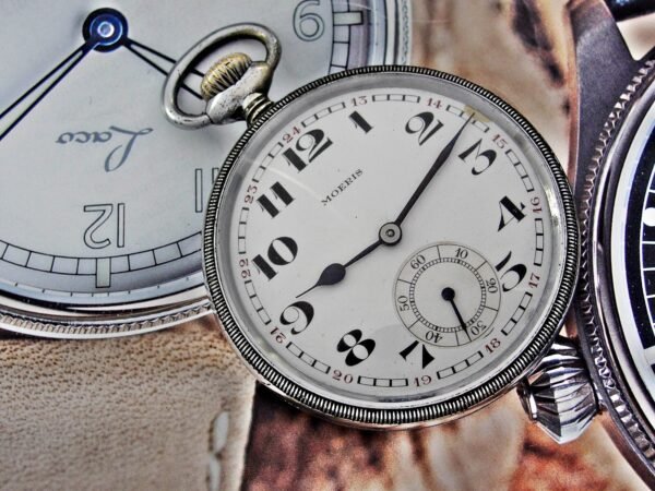 Rare Moeris pocket watch from the 1930s. Made in Switzerland. - Image 3