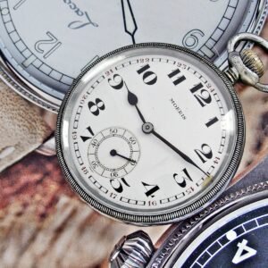 Rare Moeris pocket watch from the 1930s. Made in Switzerland.