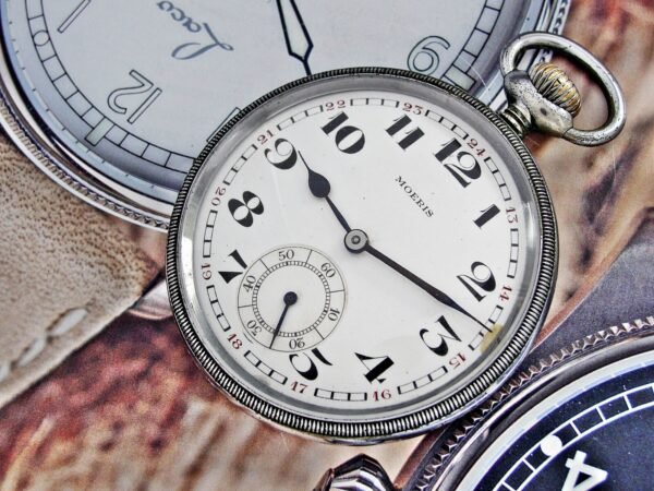 Rare Moeris pocket watch from the 1930s. Made in Switzerland. - Image 6