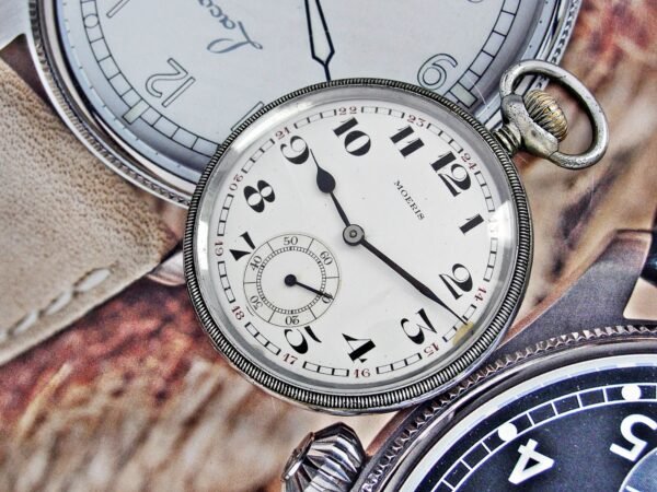 Rare Moeris pocket watch from the 1930s. Made in Switzerland.
