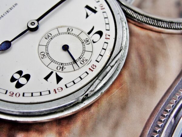 Rare Moeris pocket watch from the 1930s. Made in Switzerland. - Image 8
