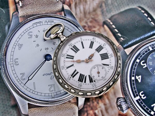 Rare large Swiss railway silver pocket watch from the late 1800s - Image 21