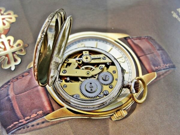 Silver porcelain nun's pocket watch with dial from the 1800s - Image 13