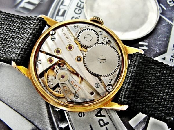 Beautiful Revista Swisse watch from the 1950s with AS 1130 Wehrmachtswerk moveme - Image 13