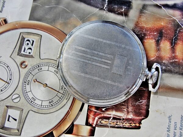 Beautiful hand-painted Doxa Locle erotic pocket watch from the 1940s. - Image 14