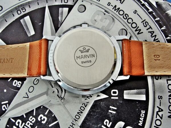 Beautiful very rare mechanical Marvin watch from the 1960s. - Image 12
