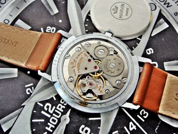 Beautiful very rare mechanical Marvin watch from the 1960s. - Image 14